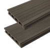 BERGDECK SAFARI Terasă compozită Ebony, periat 240 × 15 × 2,5 cm